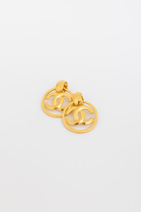 Vintage CC Clip-On Earrings