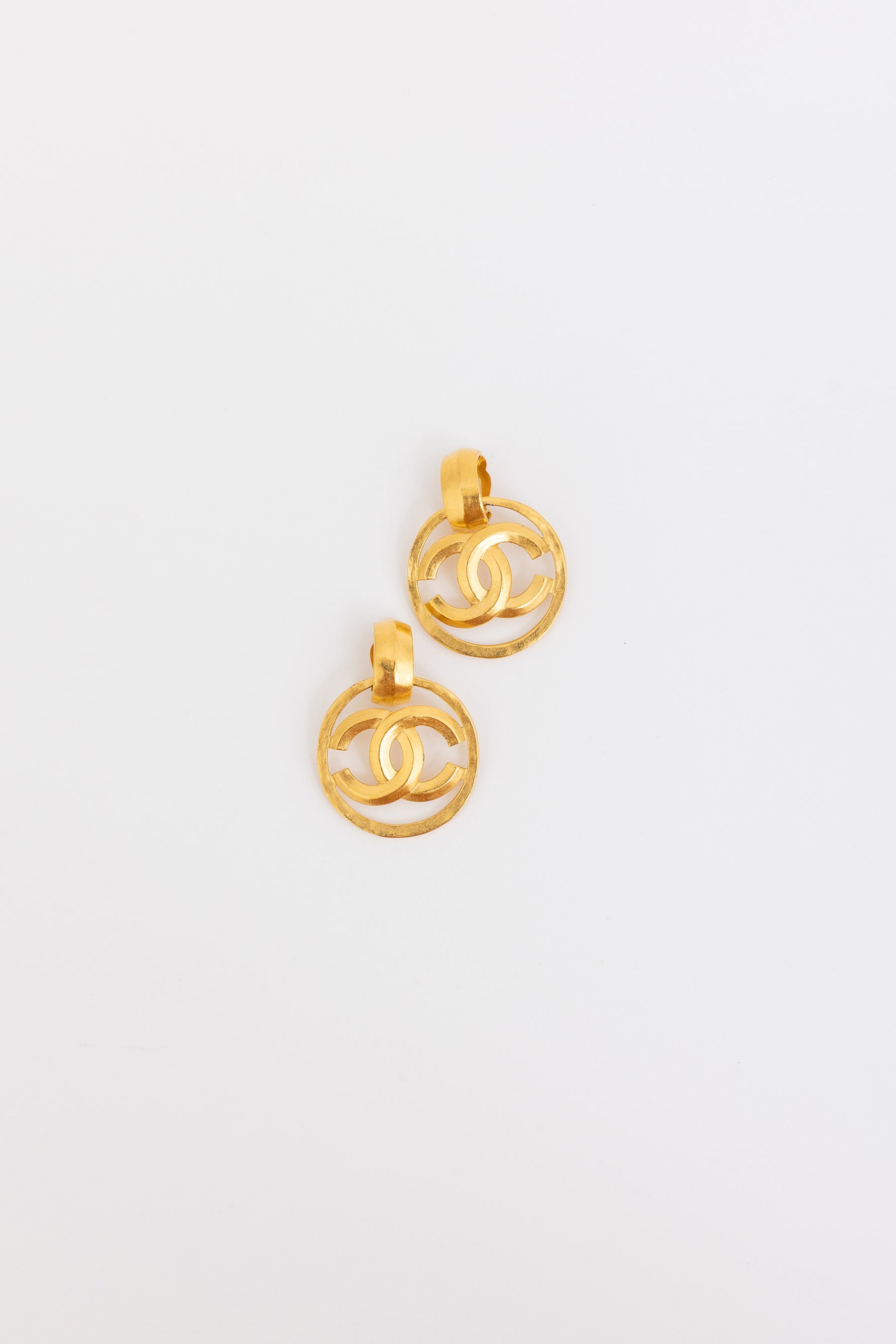 Vintage CC Clip-On Earrings