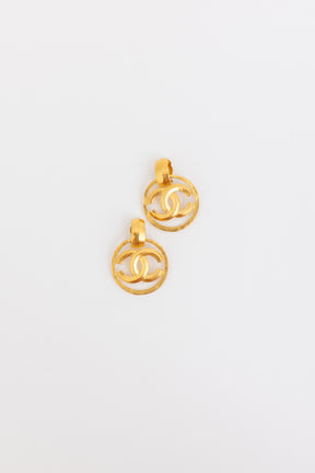 Vintage CC Clip-On Earrings