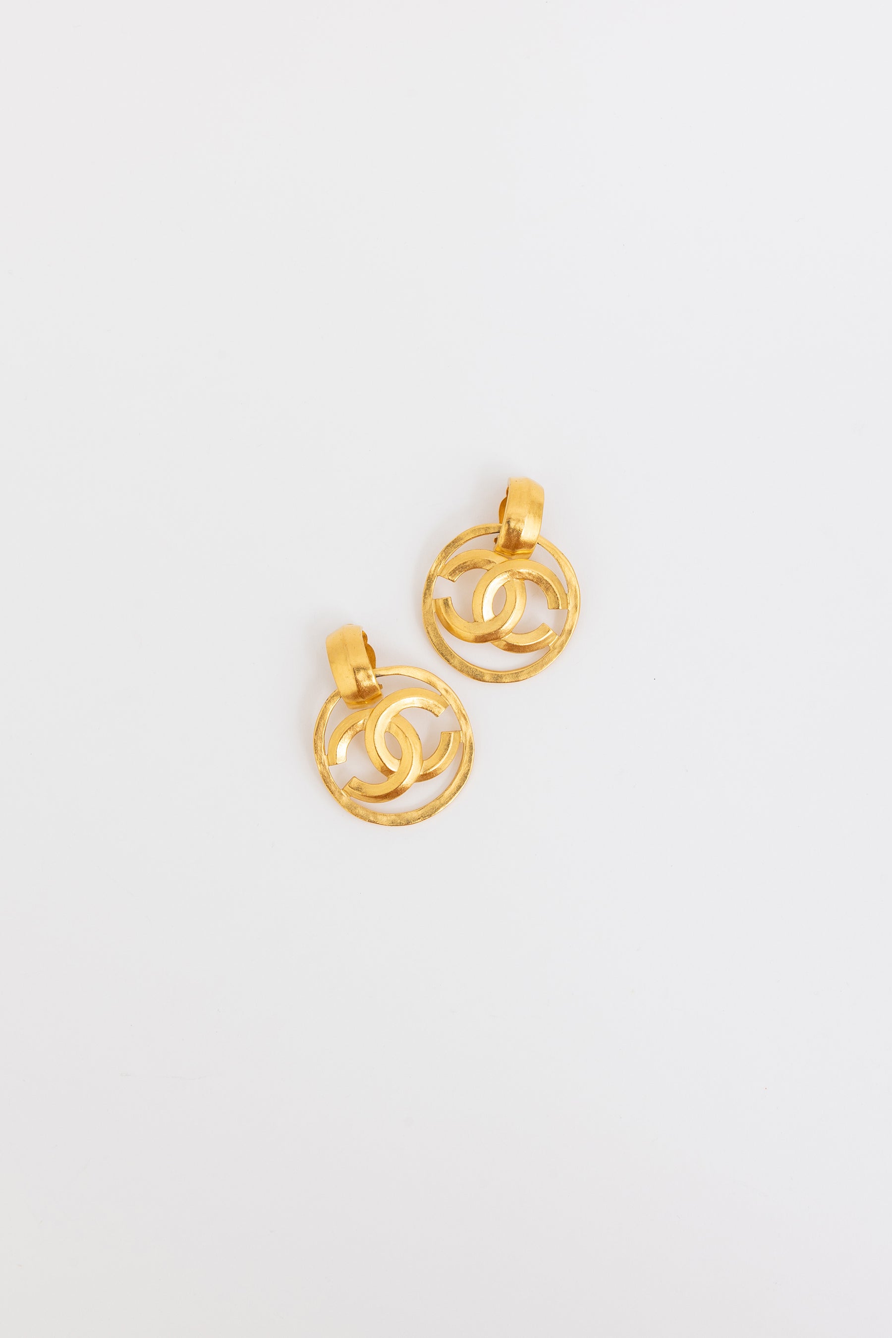 Vintage CC Clip-On Earrings