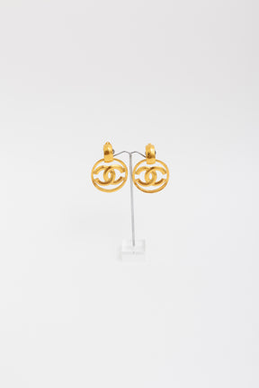 Vintage CC Clip-On Earrings