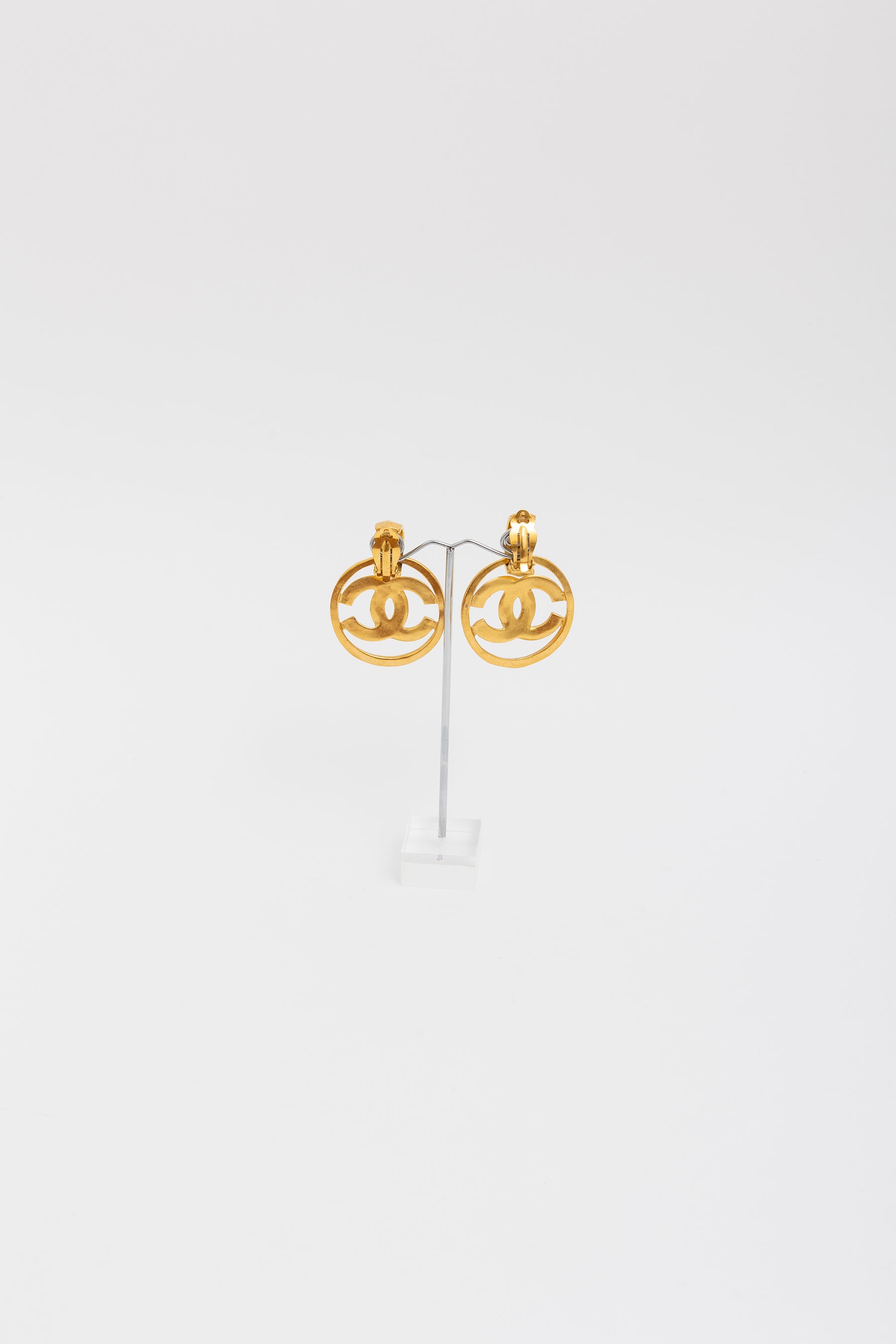 Vintage CC Clip-On Earrings