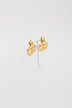 Vintage CC Clip-On Earrings