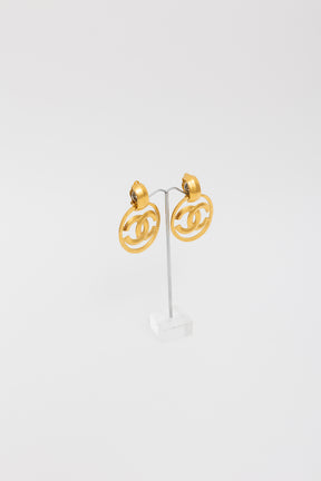 Vintage CC Clip-On Earrings