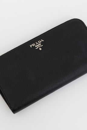 Saffiano Zip Around Long Wallet