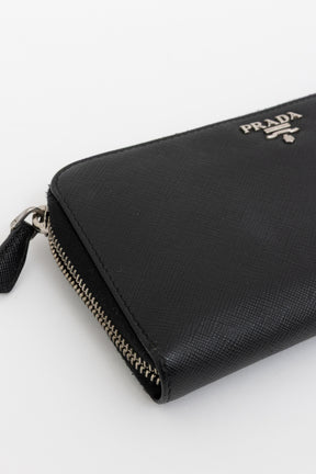 Saffiano Zip Around Long Wallet