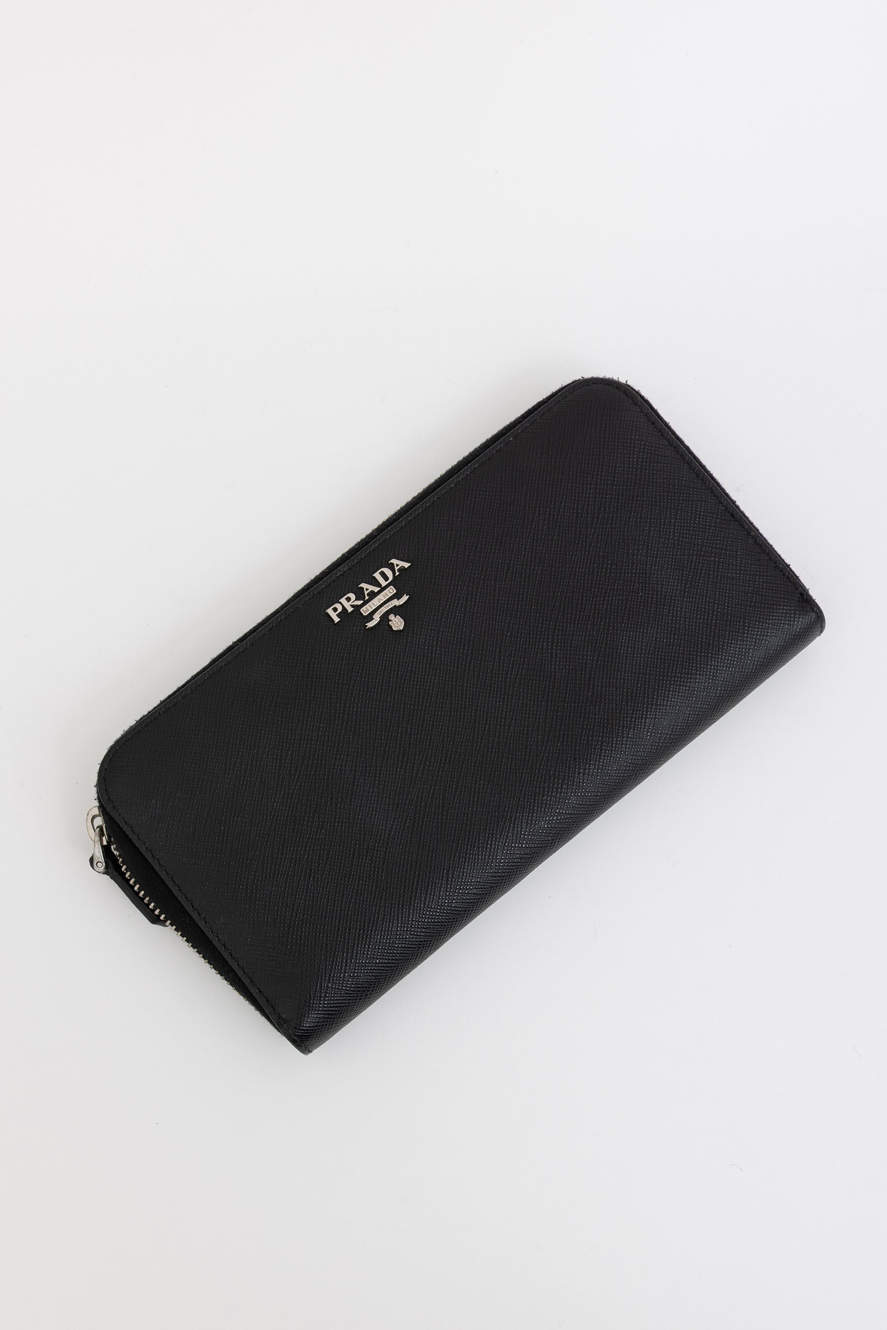 Saffiano Zip Around Long Wallet