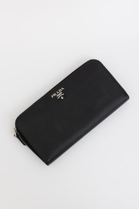Saffiano Zip Around Long Wallet