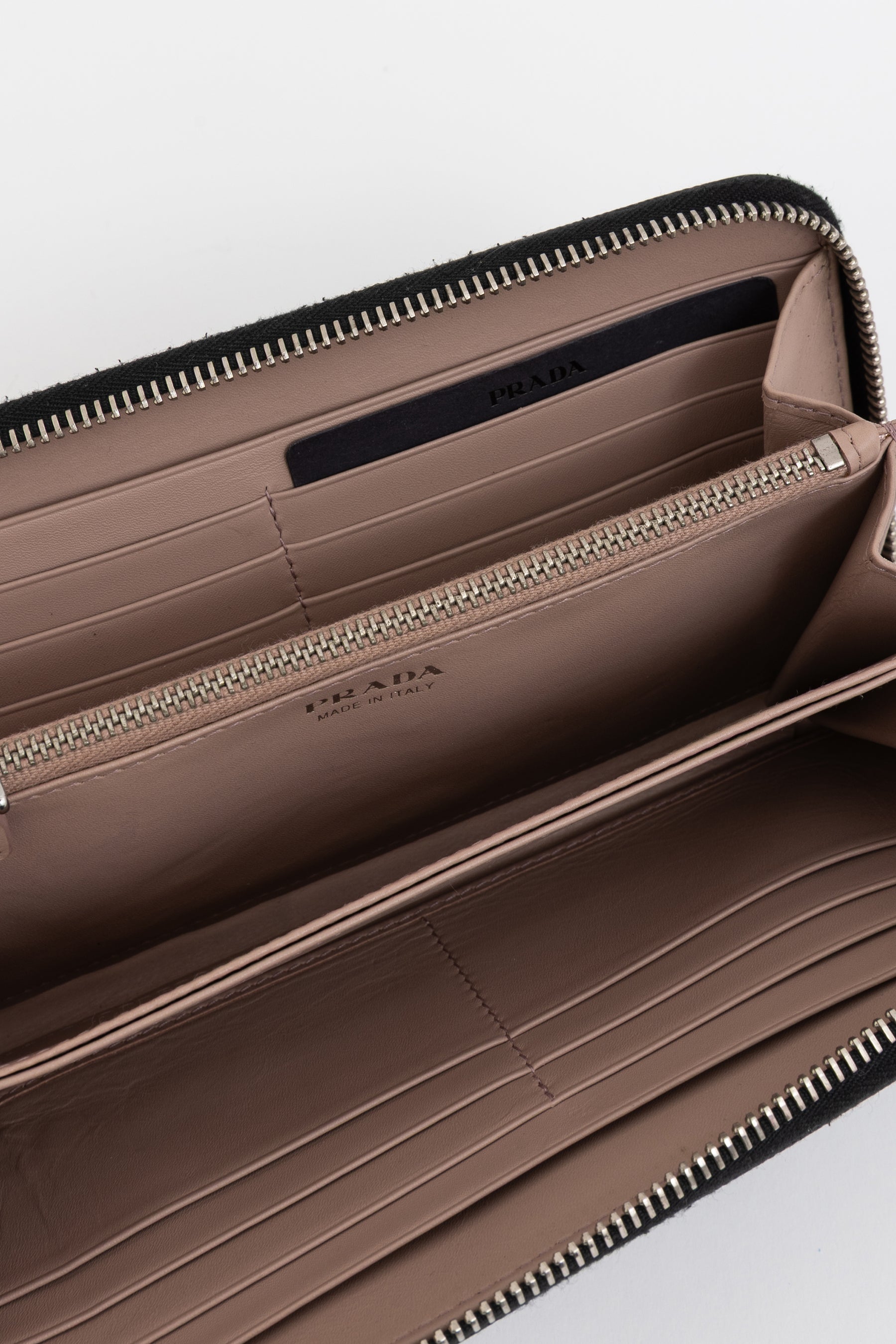 Saffiano Zip Around Long Wallet