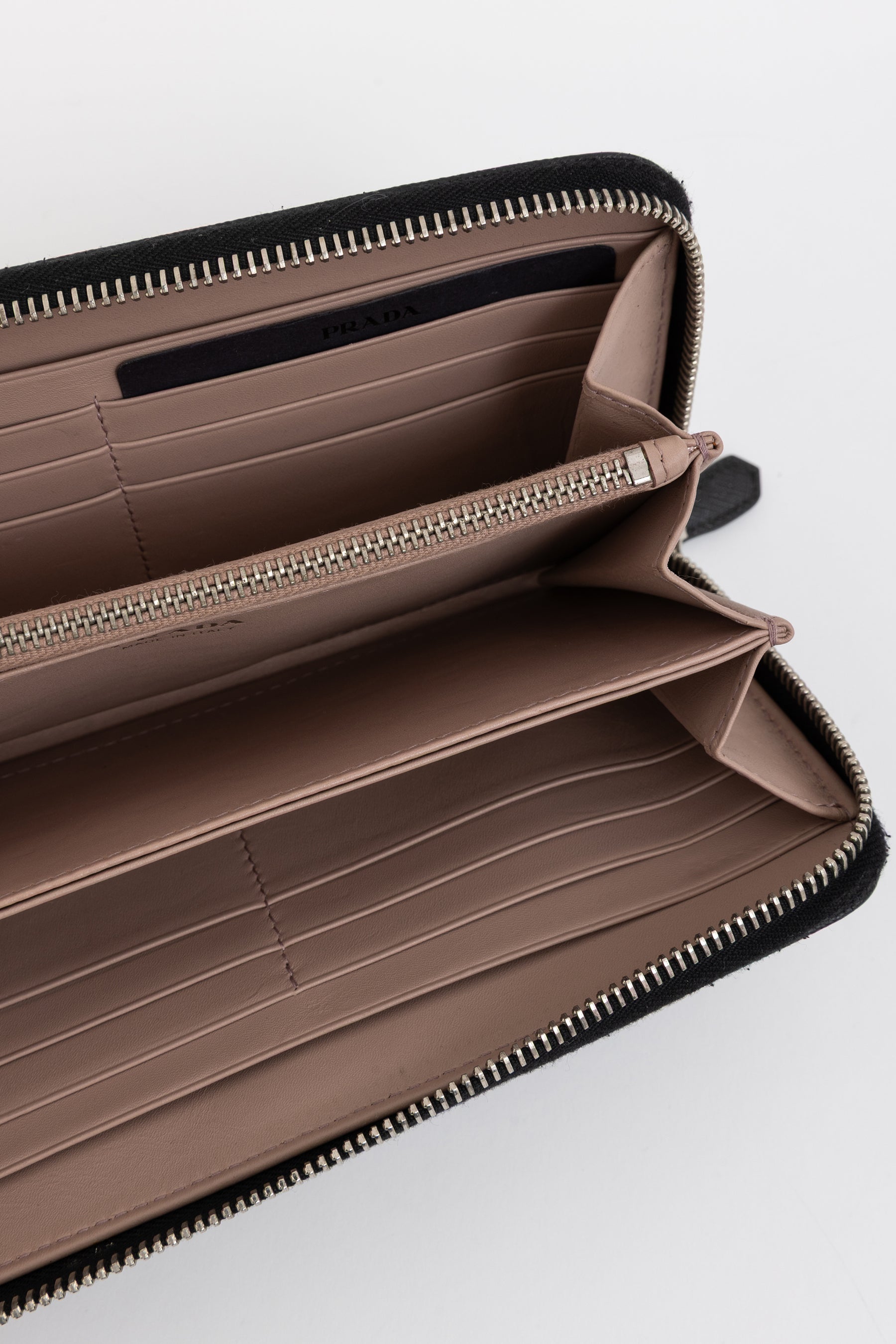 Saffiano Zip Around Long Wallet