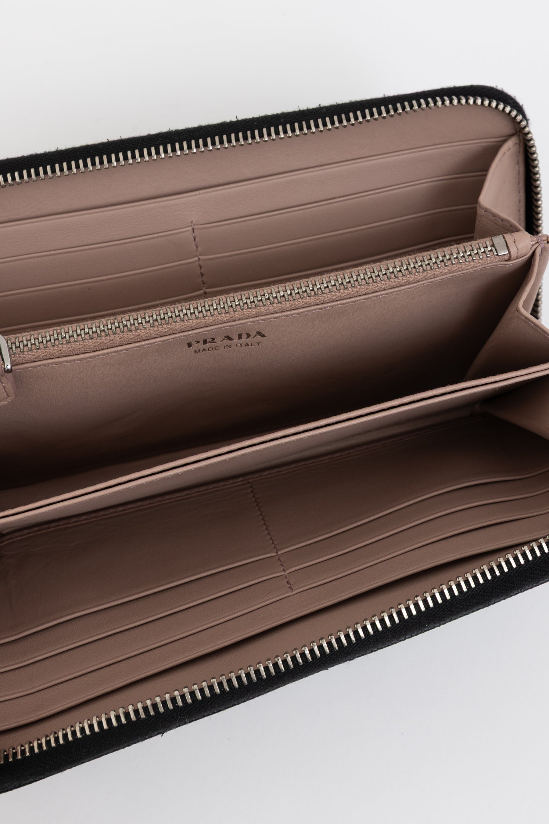 Saffiano Zip Around Long Wallet