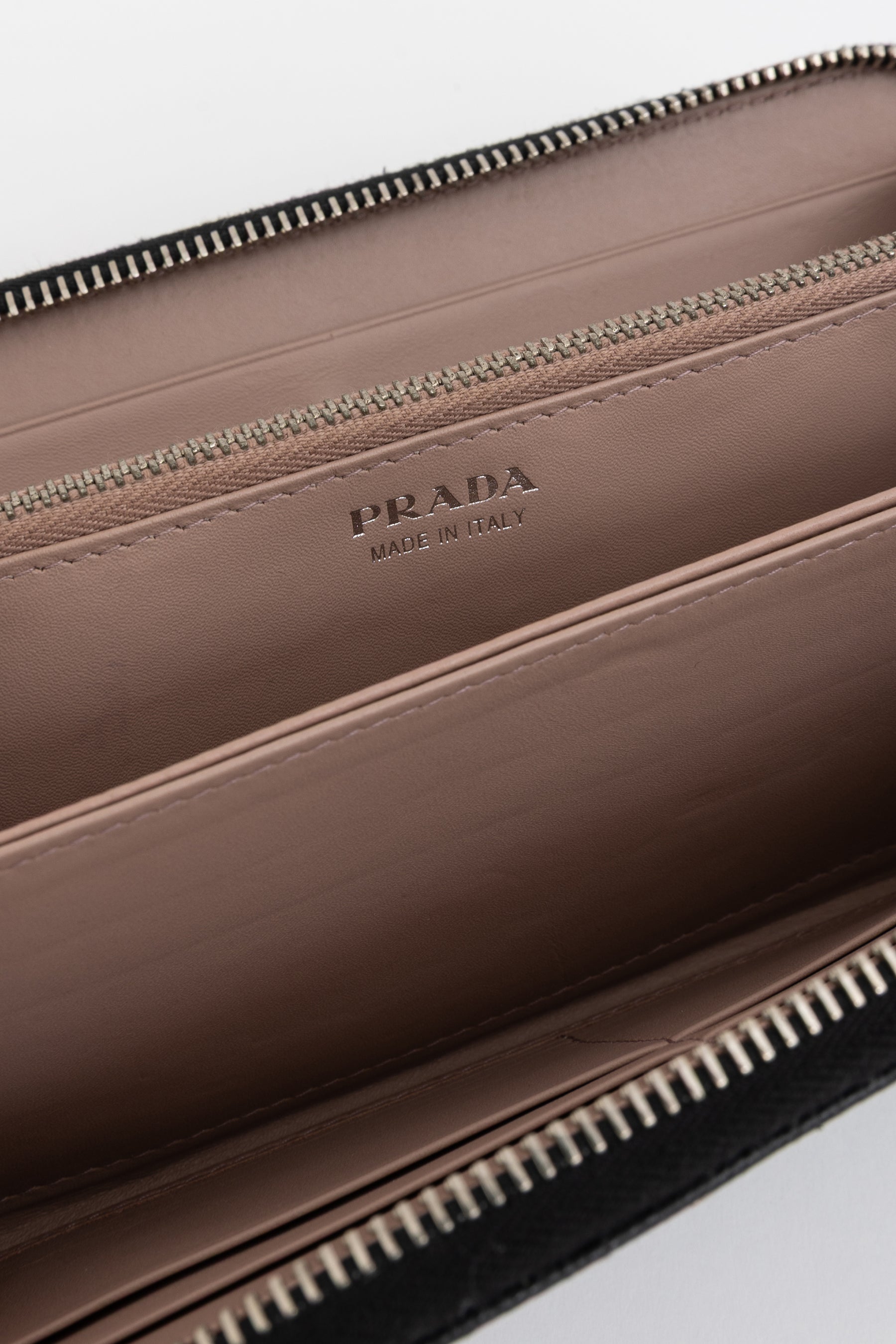 Saffiano Zip Around Long Wallet