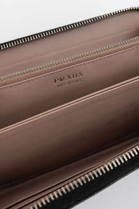 Saffiano Zip Around Long Wallet