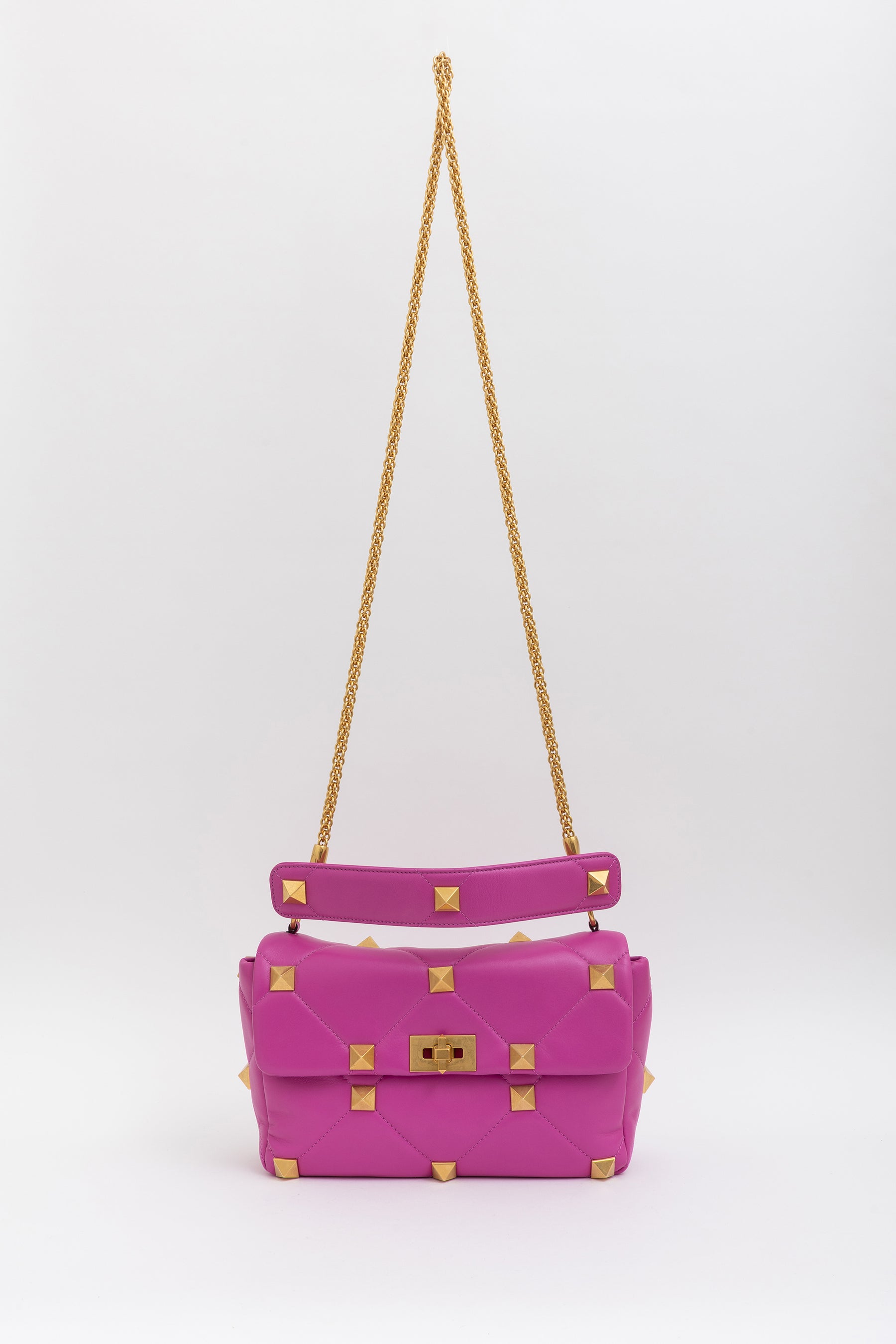 Roman Stud Medium Shoulder Bag