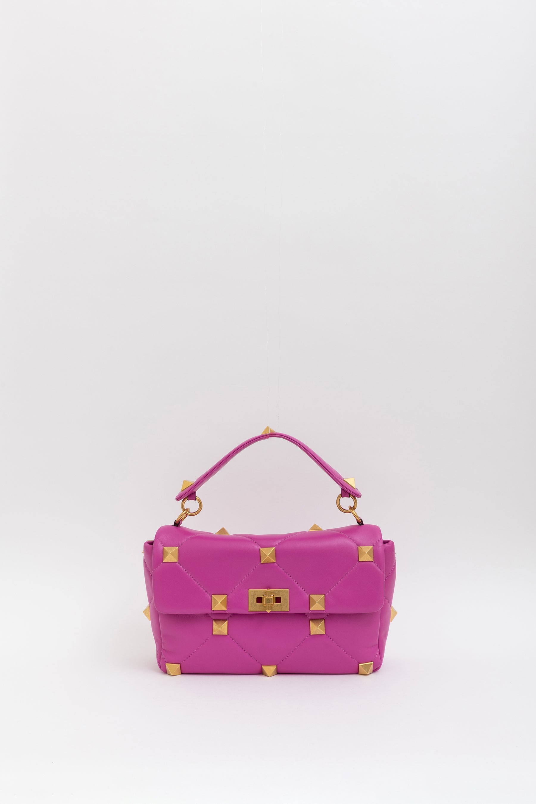 Roman Stud Medium Shoulder Bag