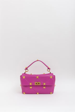 Roman Stud Medium Shoulder Bag
