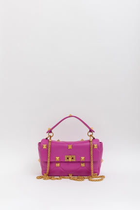 Roman Stud Medium Shoulder Bag