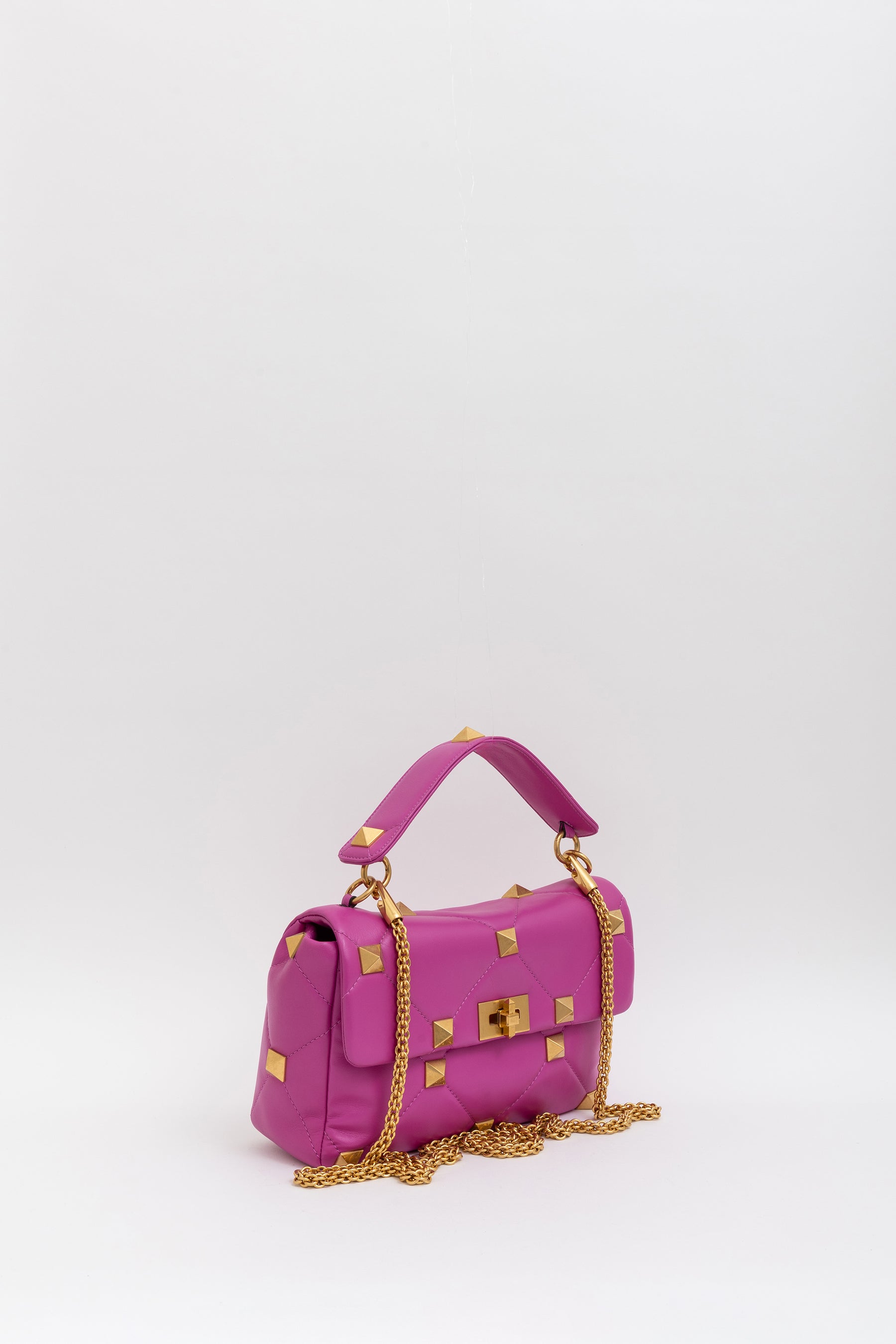 Roman Stud Medium Shoulder Bag