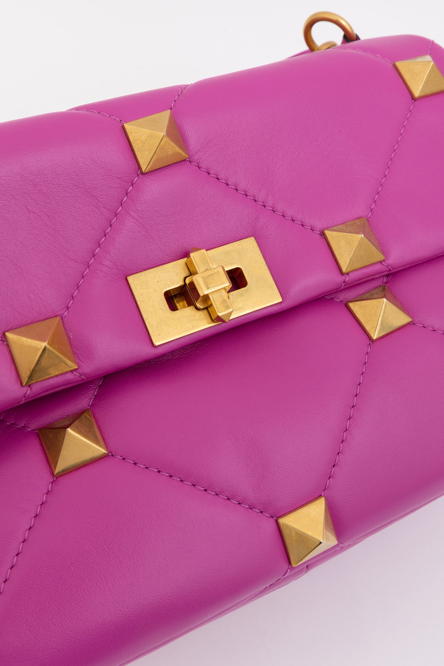 Roman Stud Medium Shoulder Bag