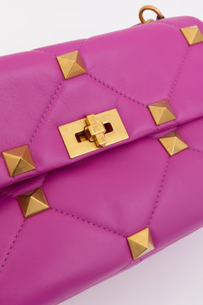 Roman Stud Medium Shoulder Bag