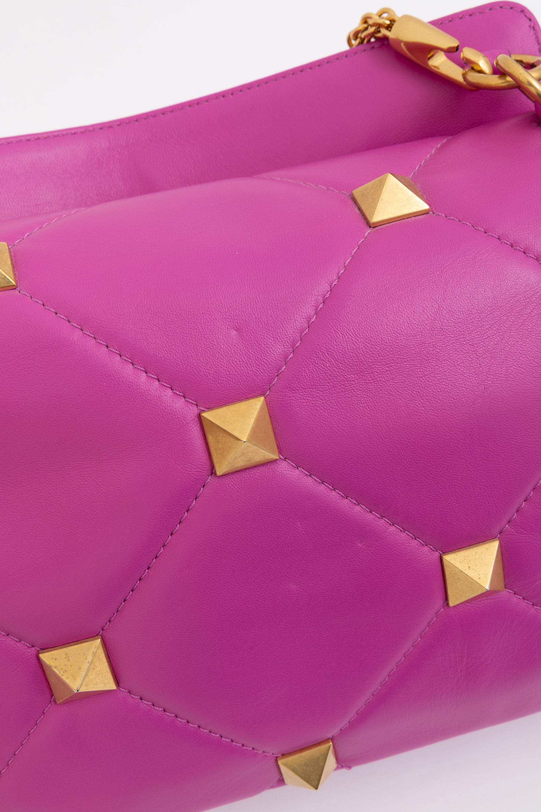 Roman Stud Medium Shoulder Bag