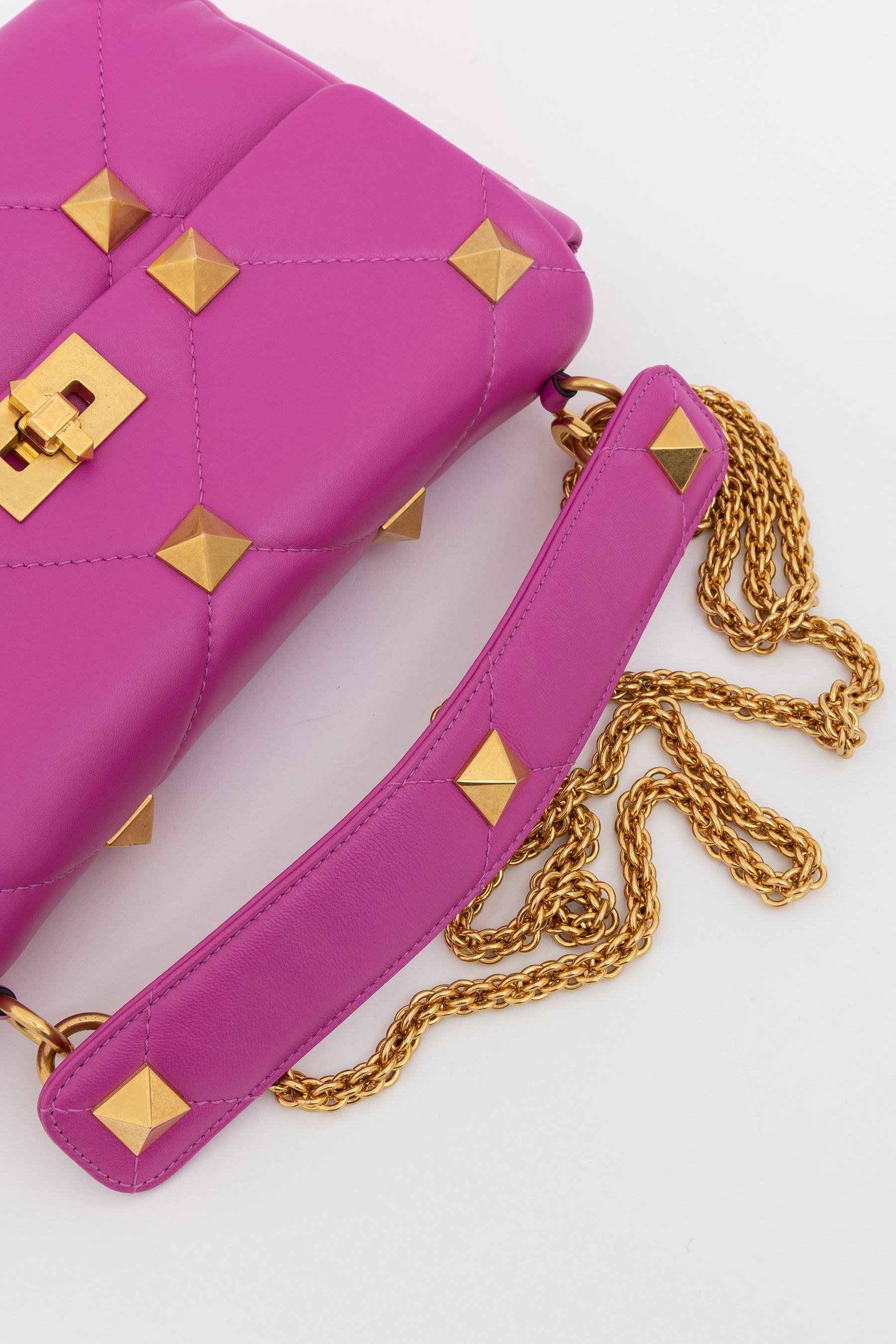 Roman Stud Medium Shoulder Bag