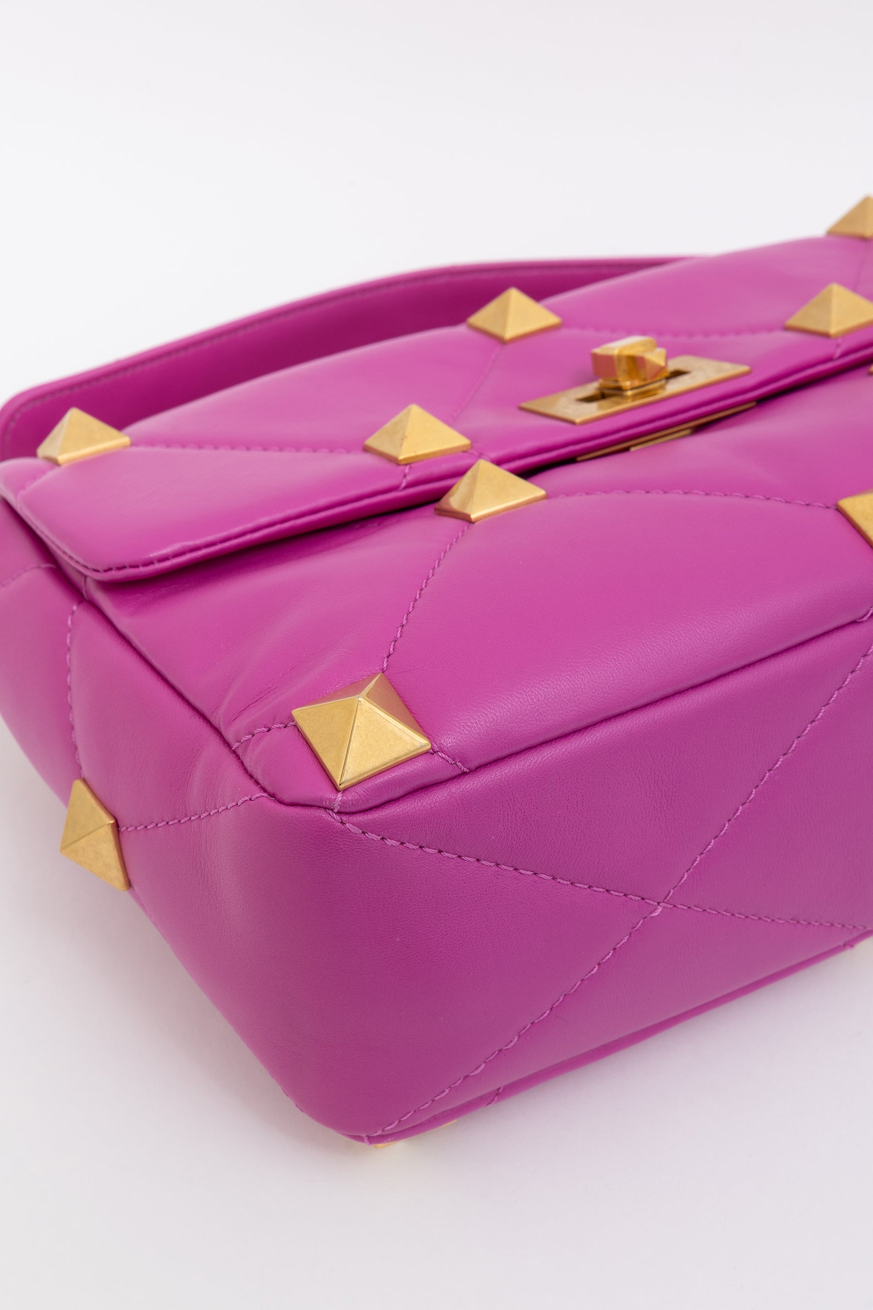 Roman Stud Medium Shoulder Bag