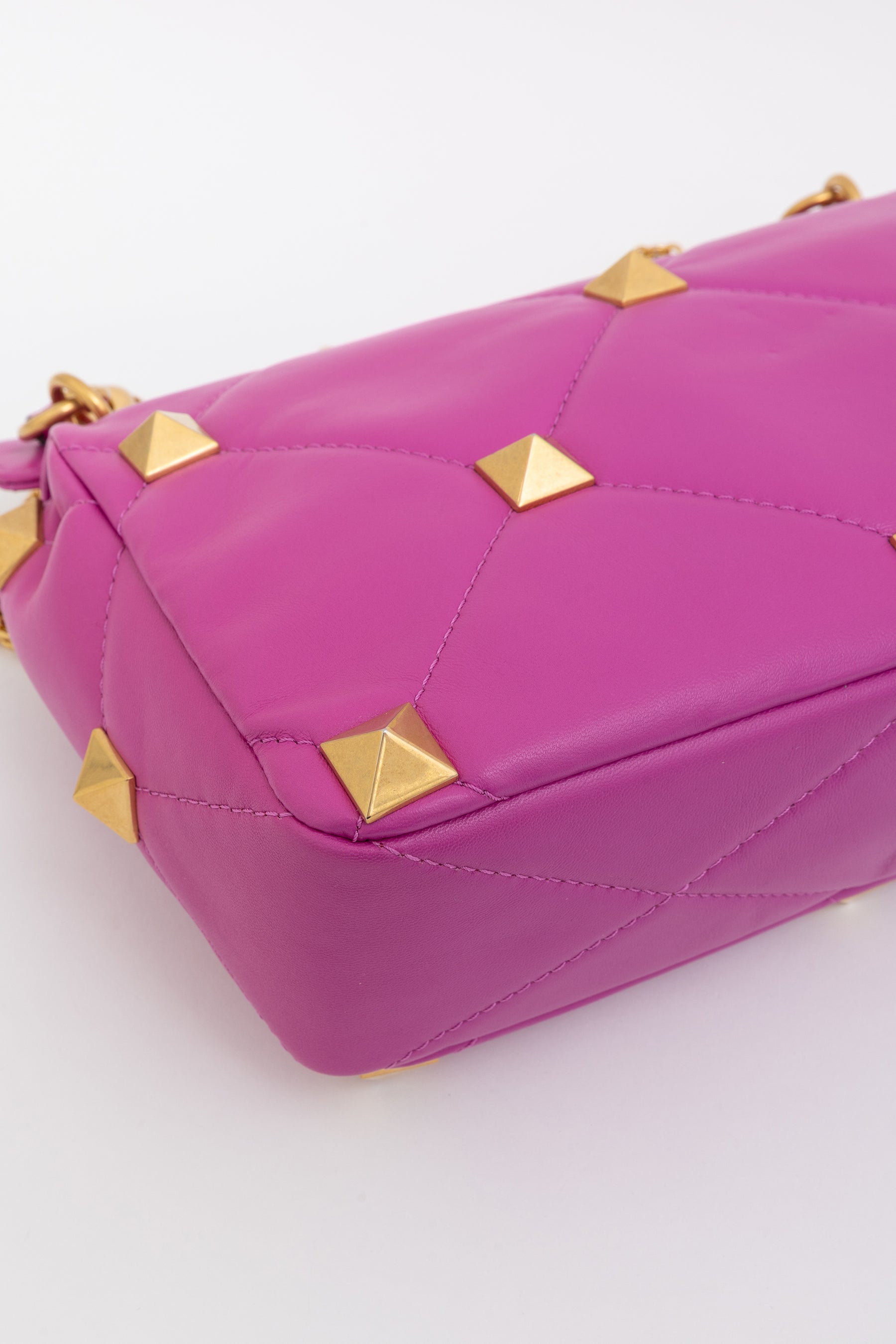 Roman Stud Medium Shoulder Bag