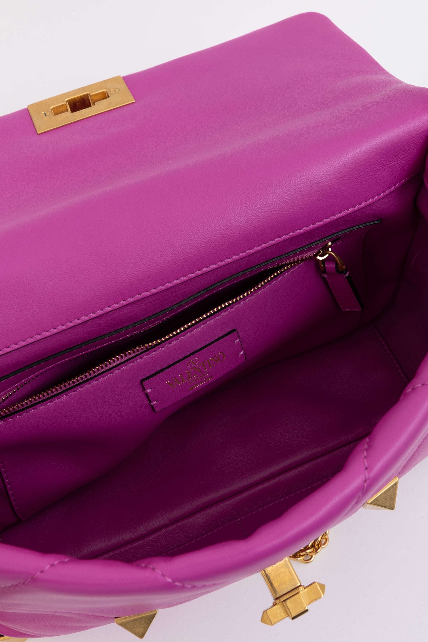 Roman Stud Medium Shoulder Bag