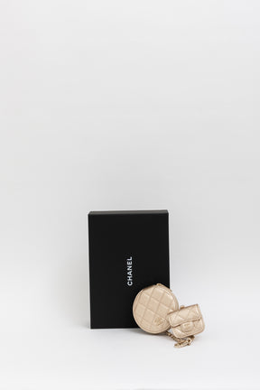 Round Clip-On Coin Purse and AirPod Pro Case