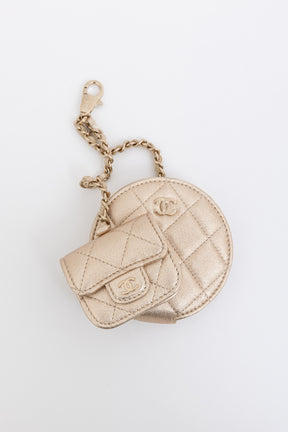 Round Clip-On Coin Purse and AirPod Pro Case