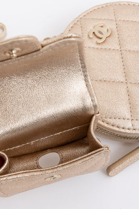 Round Clip-On Coin Purse and AirPod Pro Case