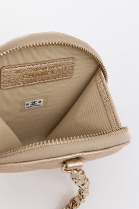 Round Clip-On Coin Purse and AirPod Pro Case