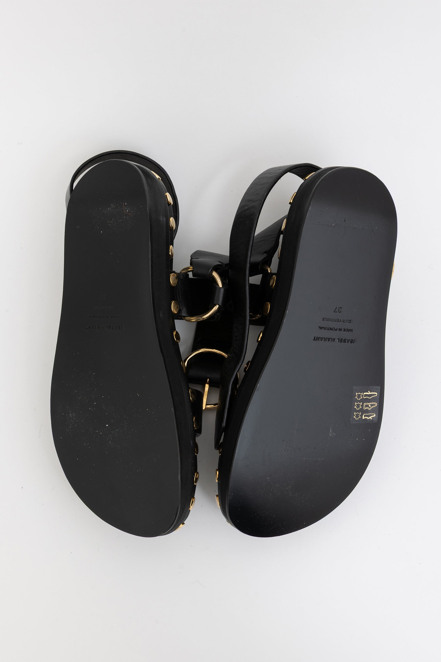 Nirvy Studded Platform Sandals