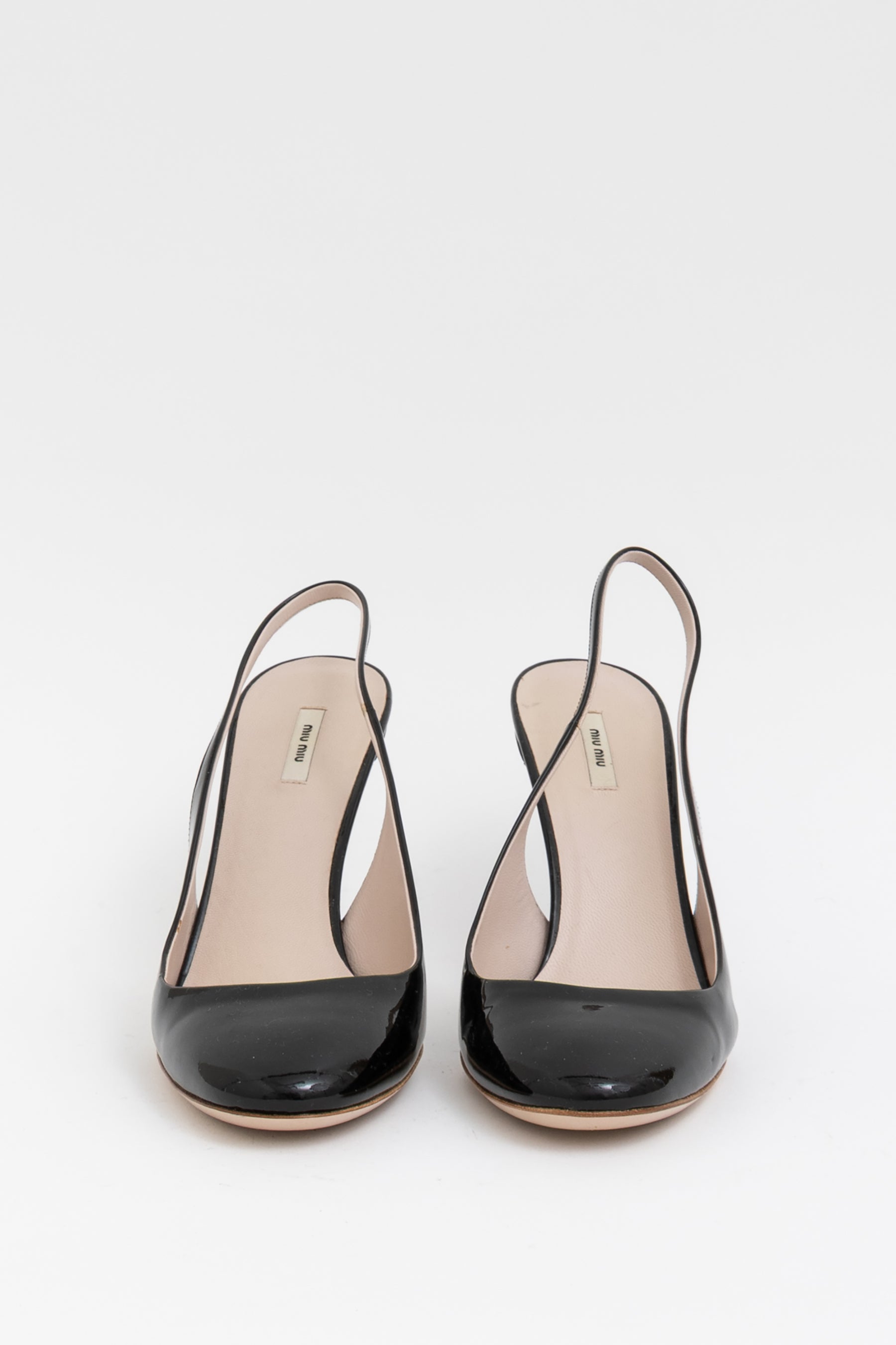 Patent Slingback Pumps