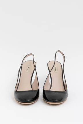 Patent Slingback Pumps