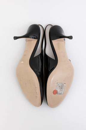 Patent Slingback Pumps