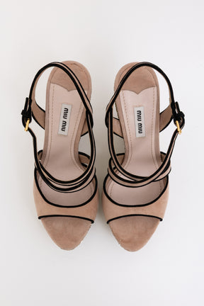 Glitter Wedge Sandals