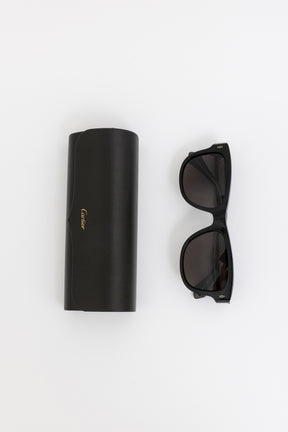 Gold Detail Square Frame Sunglasses