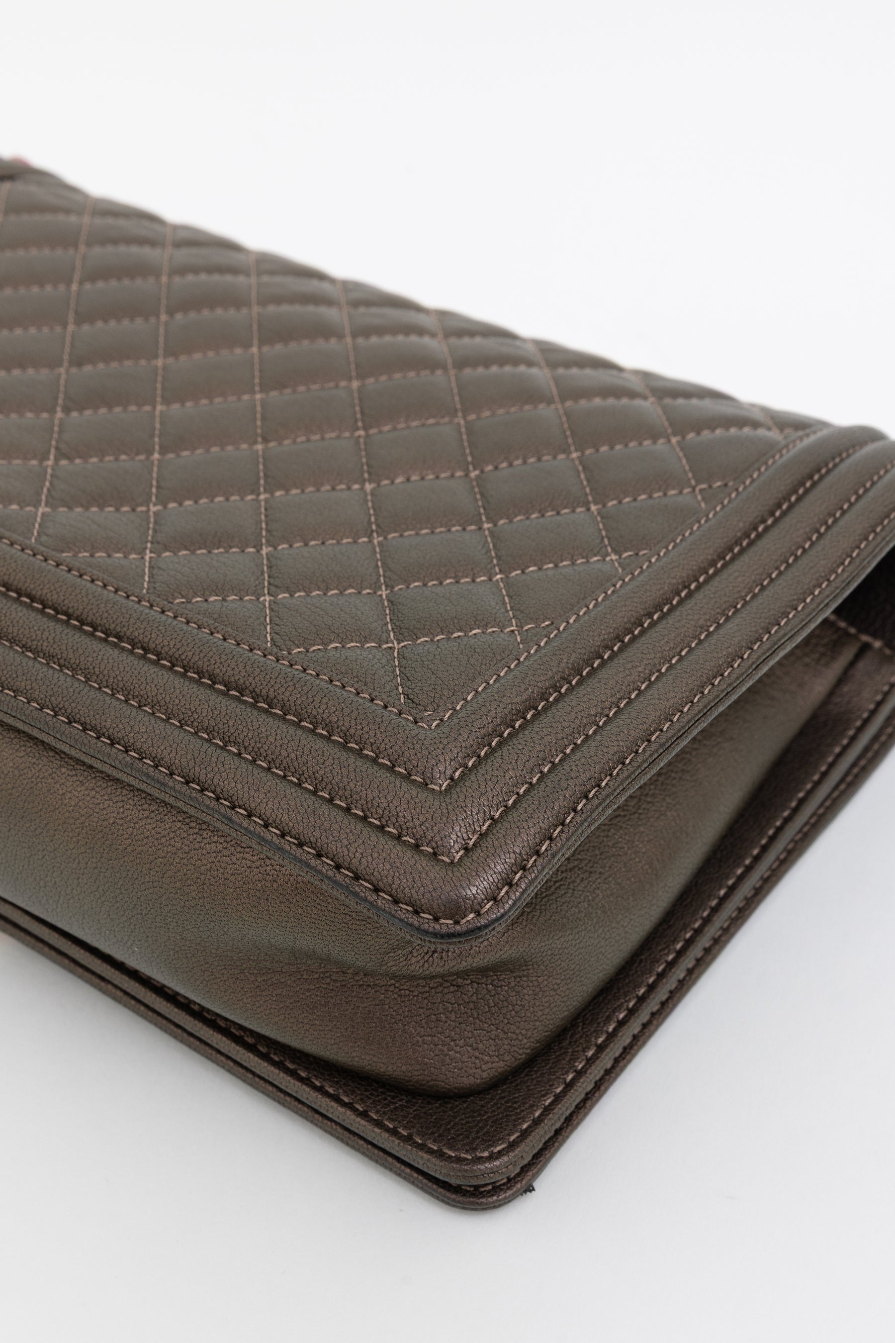 Medium Boy Bag with Rainbow Hardware