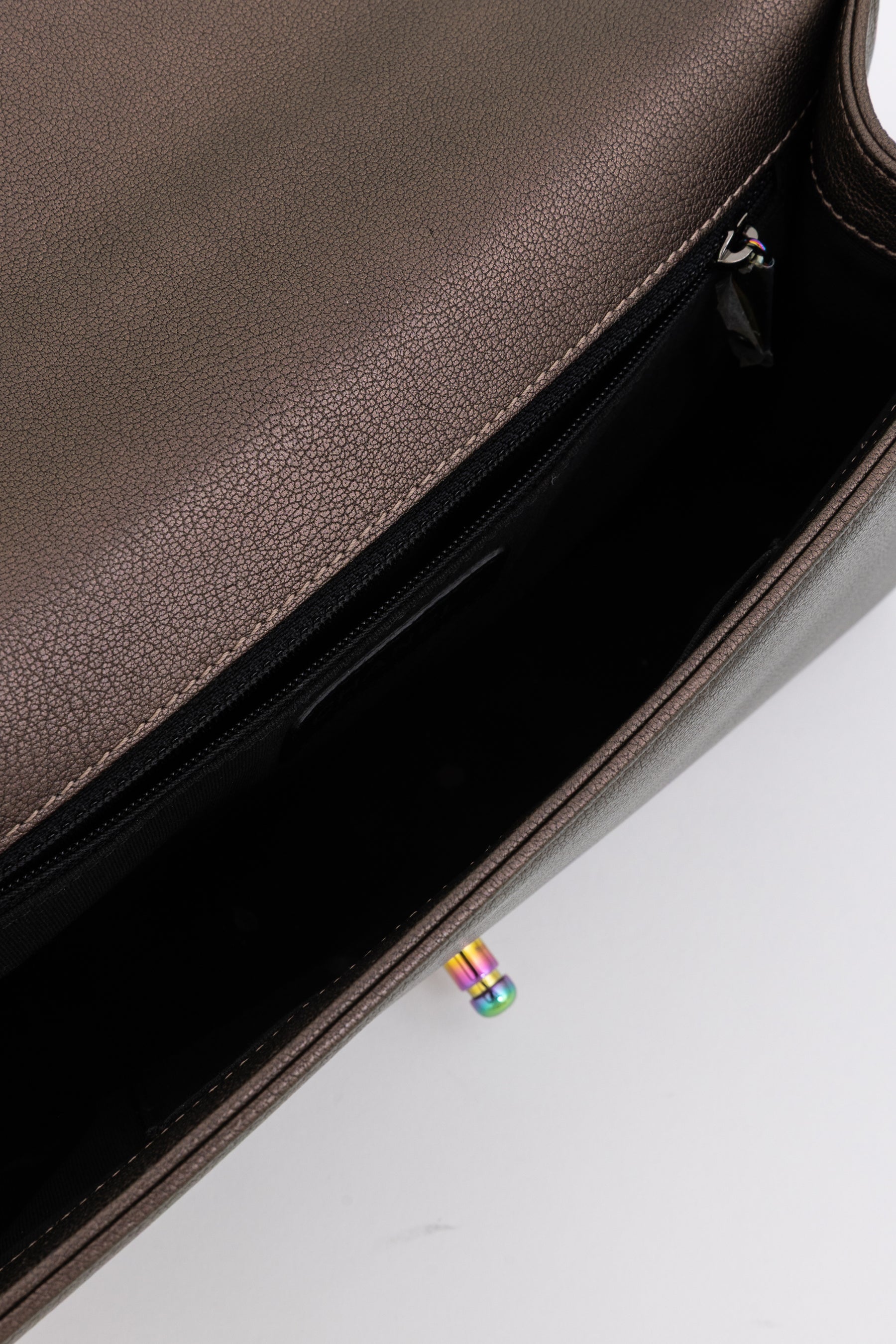 Medium Boy Bag with Rainbow Hardware