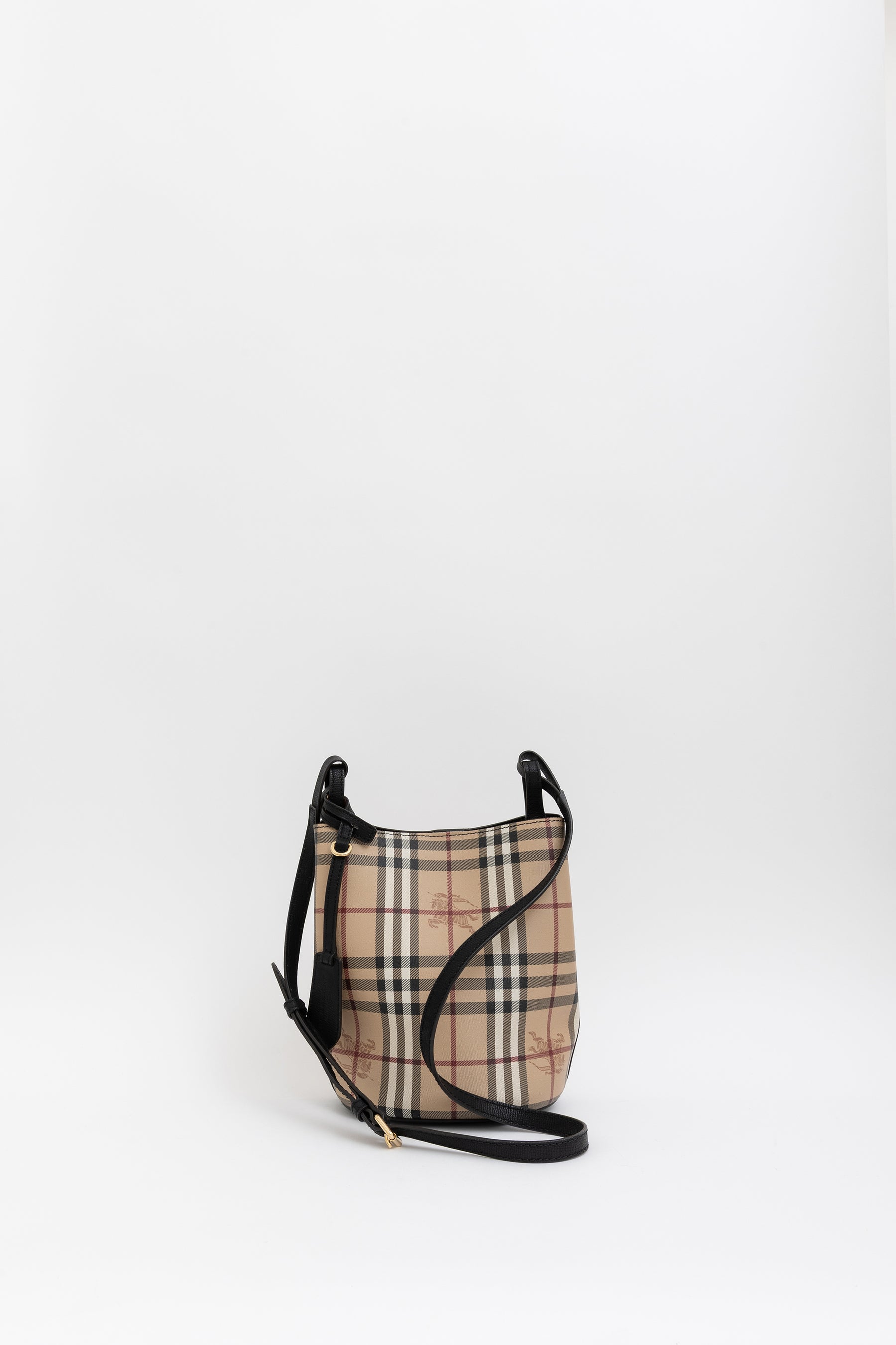 Small Lorne Haymarket Check Bucket Bag