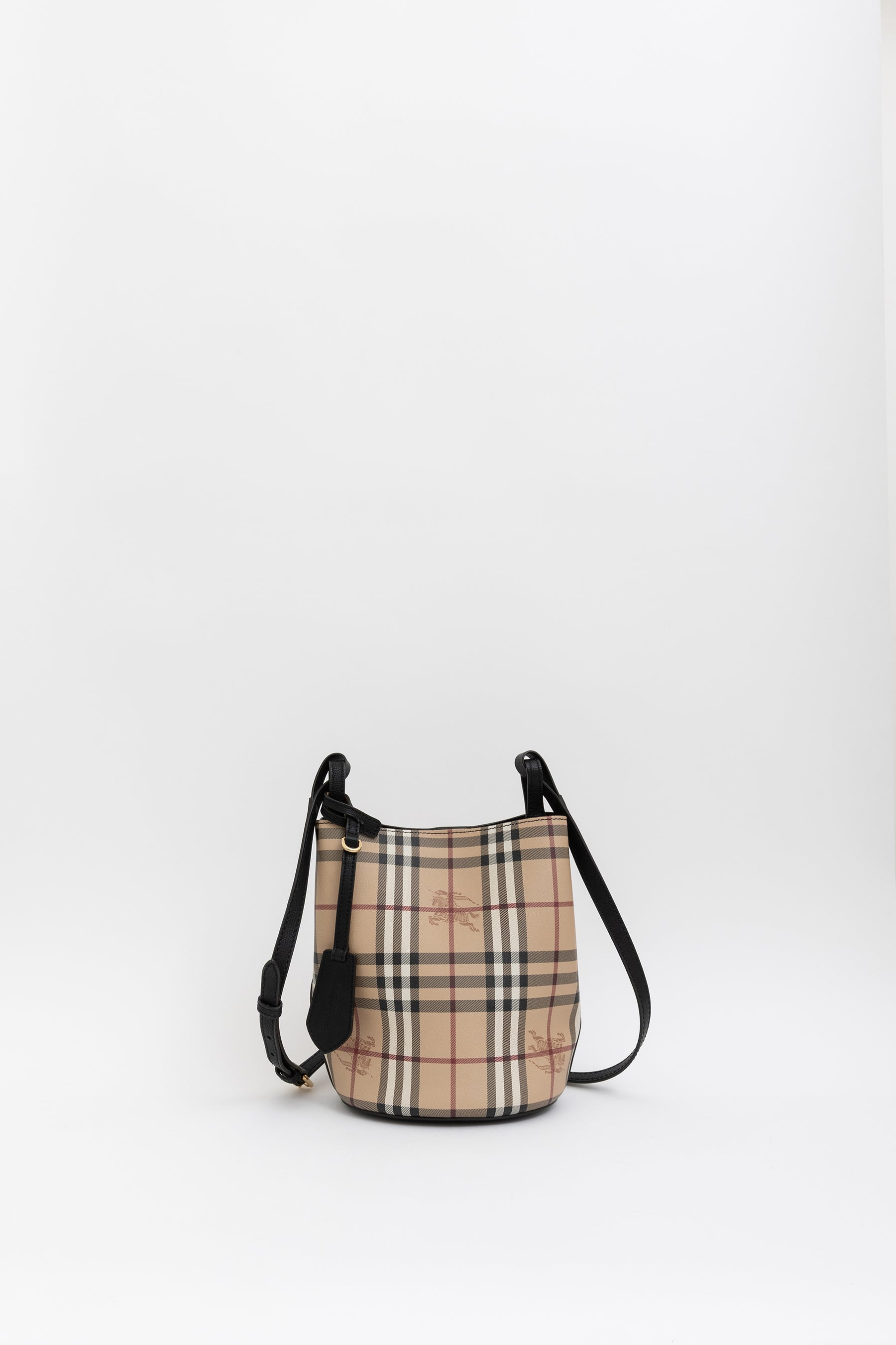 Small Lorne Haymarket Check Bucket Bag