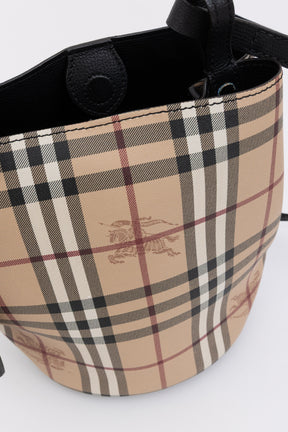 Small Lorne Haymarket Check Bucket Bag