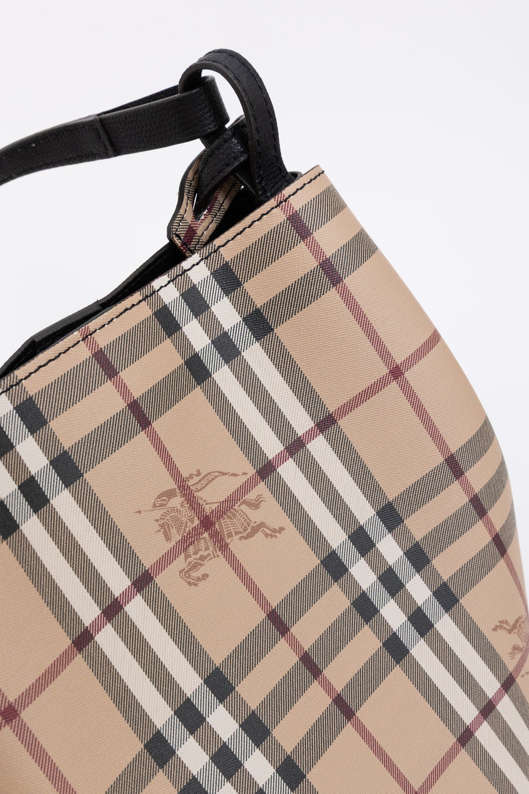 Small Lorne Haymarket Check Bucket Bag