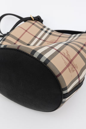 Small Lorne Haymarket Check Bucket Bag