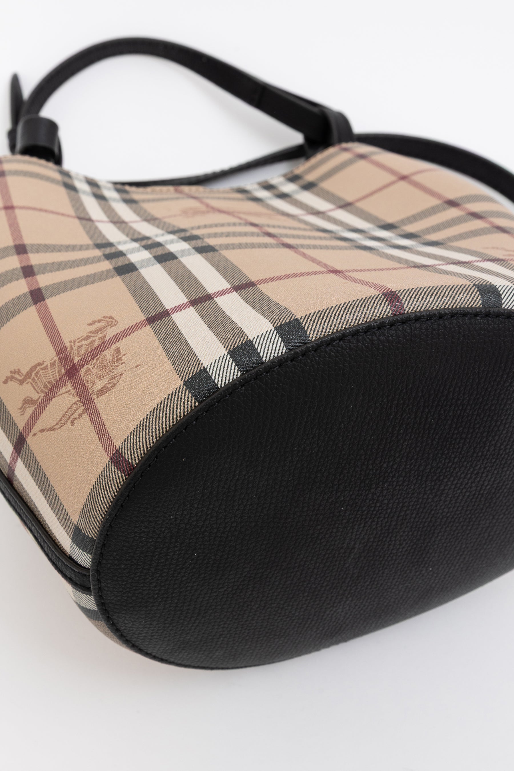 Small Lorne Haymarket Check Bucket Bag