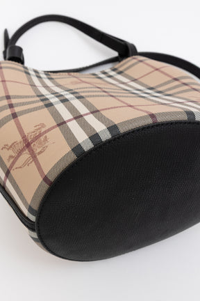 Small Lorne Haymarket Check Bucket Bag