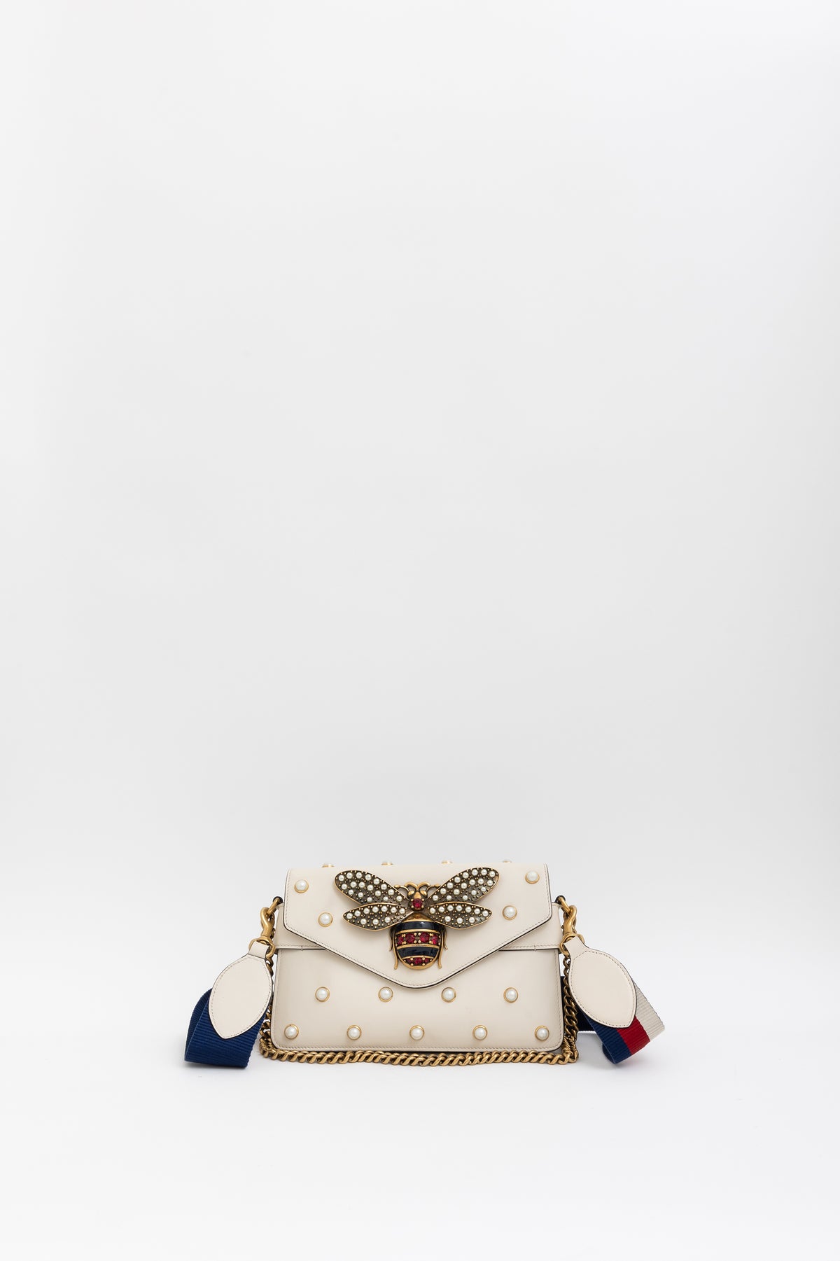 Broadway Pearly Bee Embellished Mini Shoulder Bag