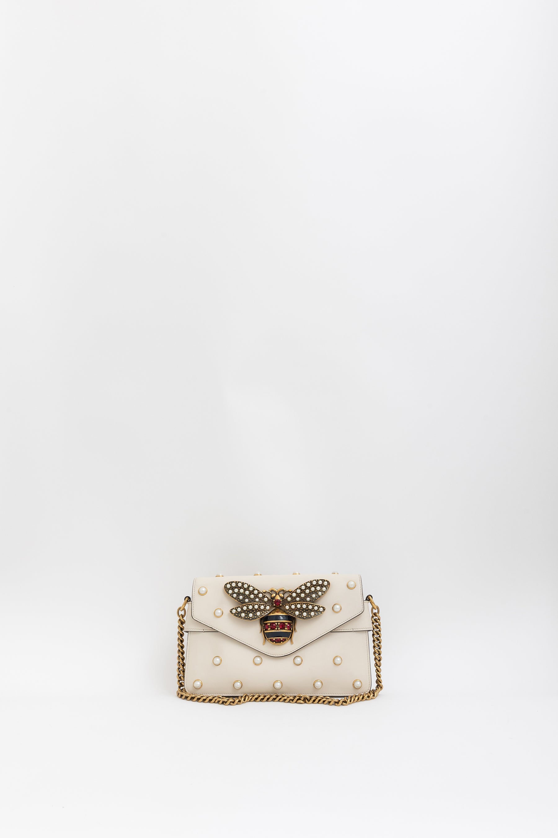 Broadway Pearly Bee Embellished Mini Shoulder Bag